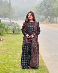 Hiba (Stitched 3 Pcs)