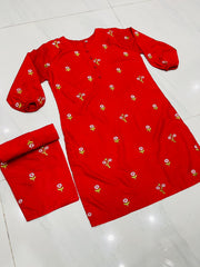 Floral Delight (Stitched 2 Pcs)